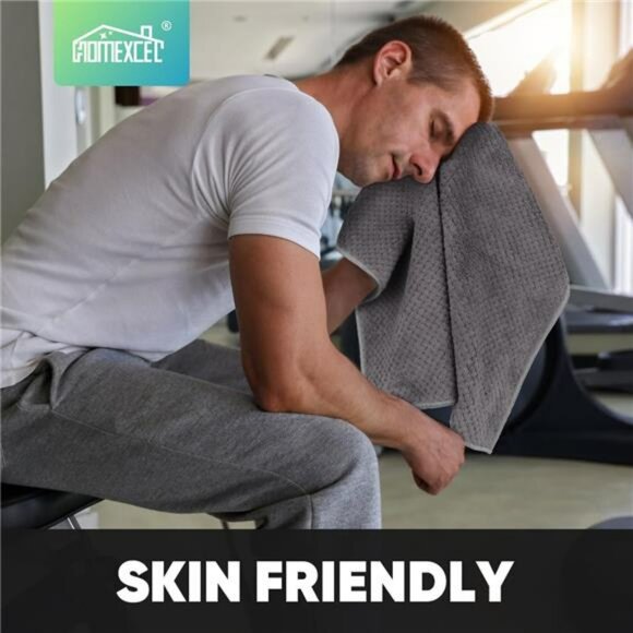 Microfiber Gym Towels 3 Pack Quick Dry Soft Absorbent Workout Yoga Spa Fitness - Picture 5 of 8